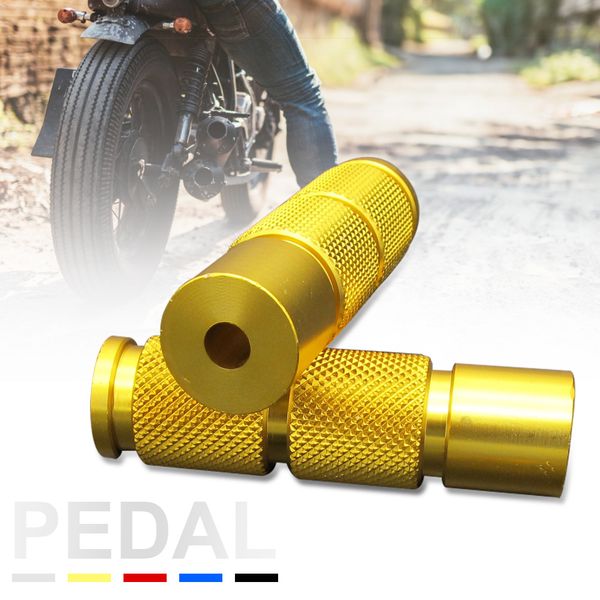 2 pcs foot pedal universal tools extension pegs motorcycle threaded aluminum alloy parts footrest rear round durable accessories
2 pcs foot pedal universal tools extension pegs motorcycle threaded aluminum alloy parts footrest rear round durable accessories