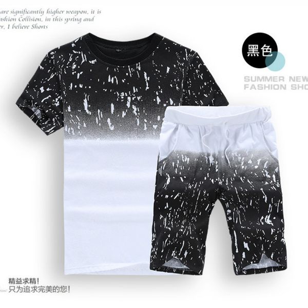 sets tracksuit men sports suit tshirt drawstring shorts running outfit sportswear male suit pullover two piece set casual, Black;blue
sets tracksuit men sports suit tshirt drawstring shorts running outfit sportswear male suit pullover two piece set casual, Black;blue