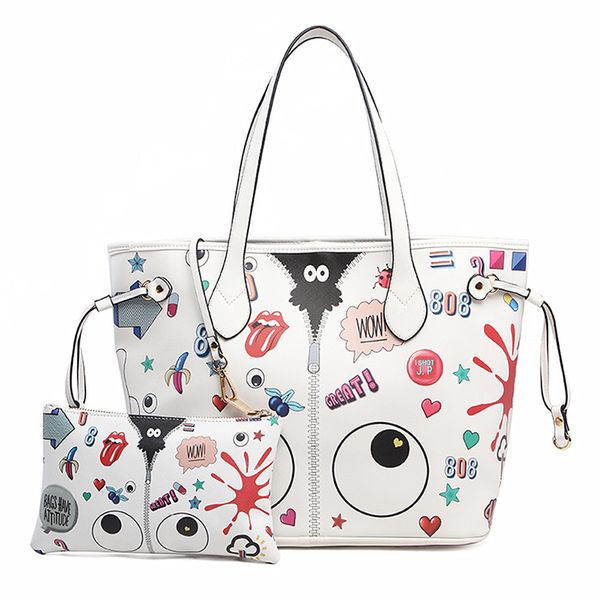 Pink sugao designer handbag women luxury handbag leisure tote bag new style handbag with printing flower and scrawl eye cartoon shoulder bag
Pink sugao designer handbag women luxury handbag leisure tote bag new style handbag with printing flower and scrawl eye cartoon shoulder bag