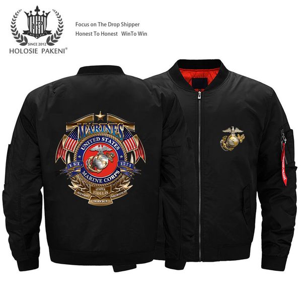 dropshipping usa size ma-1 men marine corps flight jacket printed bomber jacket pilot motorcycle, Black;brown
dropshipping usa size ma-1 men marine corps flight jacket printed bomber jacket pilot motorcycle, Black;brown