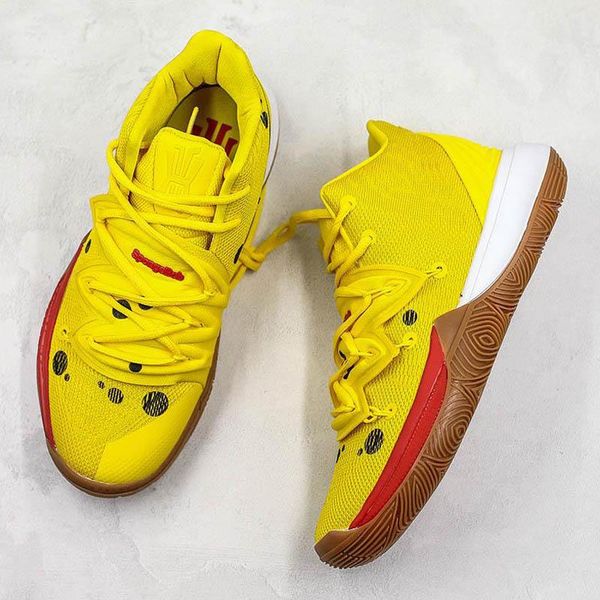 xshfbcl 2019 new kyrie basketball shoes kids 5 sponge mens designer yellow knitting team outdoor trainers sports sneakers, Black 
xshfbcl 2019 new kyrie basketball shoes kids 5 sponge mens designer yellow knitting team outdoor trainers sports sneakers, Black