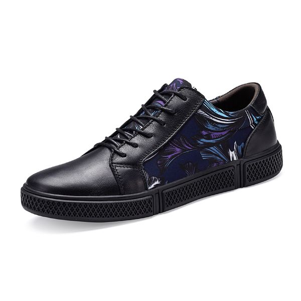 breathable sneakers leather casual shoes men lightweight comfortable outdoor lace up athletic shoes male non-slip fashion flats, Black
breathable sneakers leather casual shoes men lightweight comfortable outdoor lace up athletic shoes male non-slip fashion flats, Black