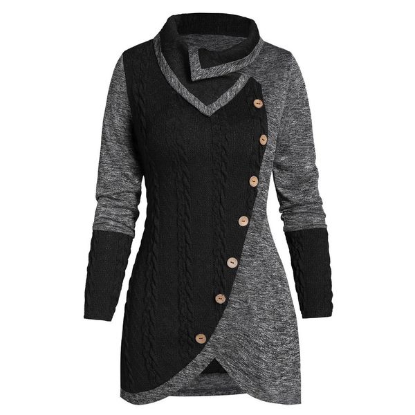 woman long sleeve sweatshirt explosion new plaid turtleneck tartan tunic pullover autumn winter fashion casual warm sweater, White;black
woman long sleeve sweatshirt explosion new plaid turtleneck tartan tunic pullover autumn winter fashion casual warm sweater, White;black