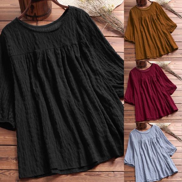 women loose solid half sleeve tunic swing short paragraph korean version puff sleeve shirt ropa mujer, White
women loose solid half sleeve tunic swing short paragraph korean version puff sleeve shirt ropa mujer, White