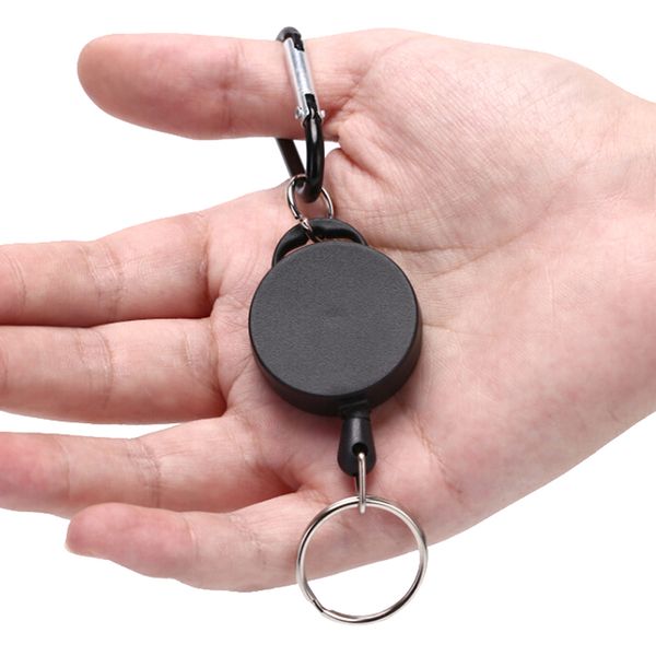 steel rope burglar tool steel wire rope chain recoil metal retractable key chain key ring anti lost keychain, Silver
steel rope burglar tool steel wire rope chain recoil metal retractable key chain key ring anti lost keychain, Silver