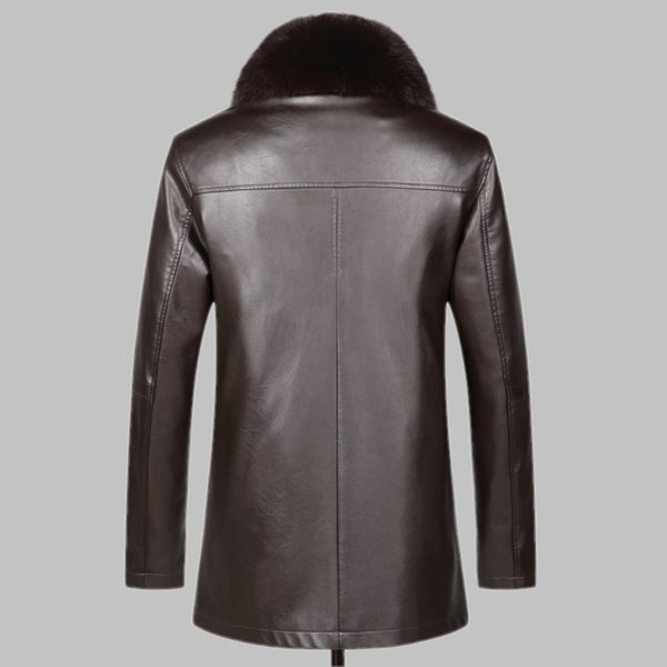 luxury men leather jacket 2020 new collar fur liner winter thick outerwear business casual coat, Black
luxury men leather jacket 2020 new collar fur liner winter thick outerwear business casual coat, Black
