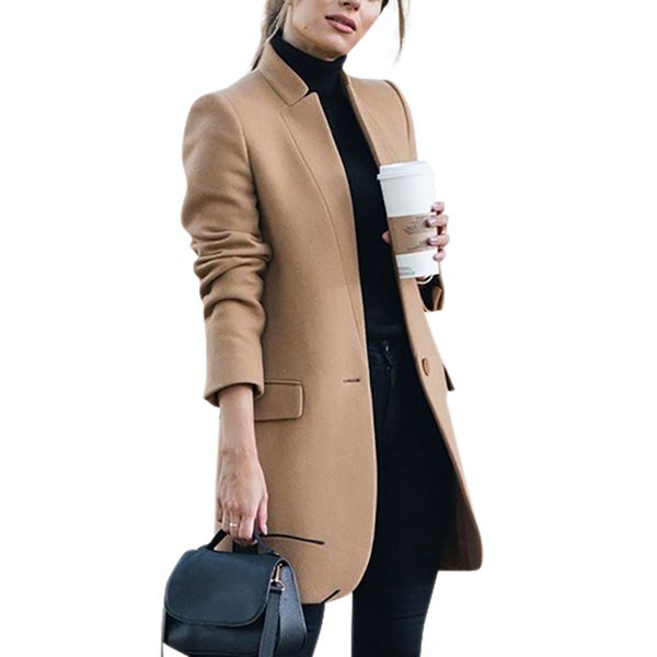 2020 new wool & blends women autumn outwear jackets thin elegant ladies overcoat trench coat plus size, Black
2020 new wool & blends women autumn outwear jackets thin elegant ladies overcoat trench coat plus size, Black