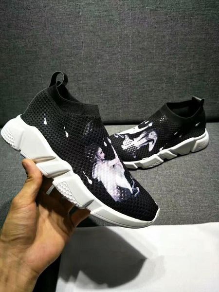 2019 new speed knit sock shoe original luxury designer mens womens high casual shoes bll18032515 1 1, Black
2019 new speed knit sock shoe original luxury designer mens womens high casual shoes bll18032515 1 1, Black
