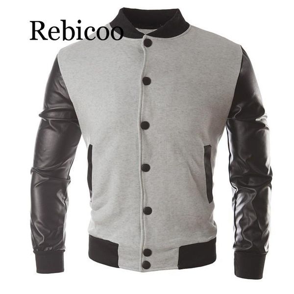 rebicoo 2019 cool мужская красная бейсбольная куртка весенняя мода тонкий черный pu кожаный рукав бомбардировщик куртки мужские университетс, Black;brown
rebicoo 2019 cool мужская красная бейсбольная куртка весенняя мода тонкий черный pu кожаный рукав бомбардировщик куртки мужские университетс, Black;brown