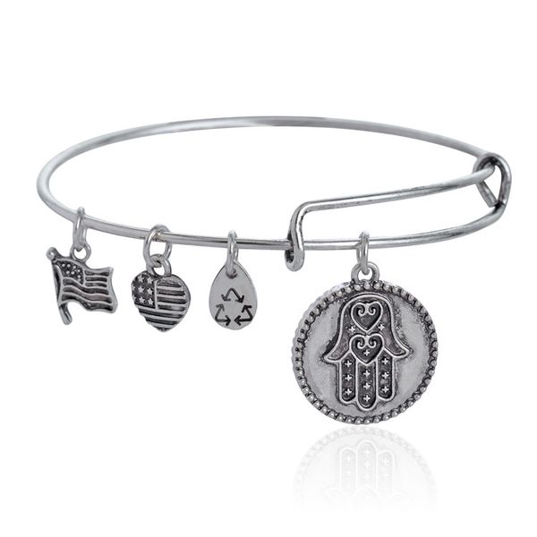 hot sale luxury designer fashion popular vintage silver color cute hand adjustable charm bangle bracelet for woman girls
hot sale luxury designer fashion popular vintage silver color cute hand adjustable charm bangle bracelet for woman girls