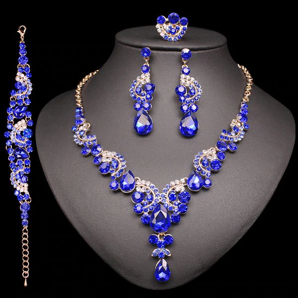 fashion bridal earrings necklace set dubai crystal wedding jewelry sets party costume jewellery gifts for women, Silver
fashion bridal earrings necklace set dubai crystal wedding jewelry sets party costume jewellery gifts for women, Silver