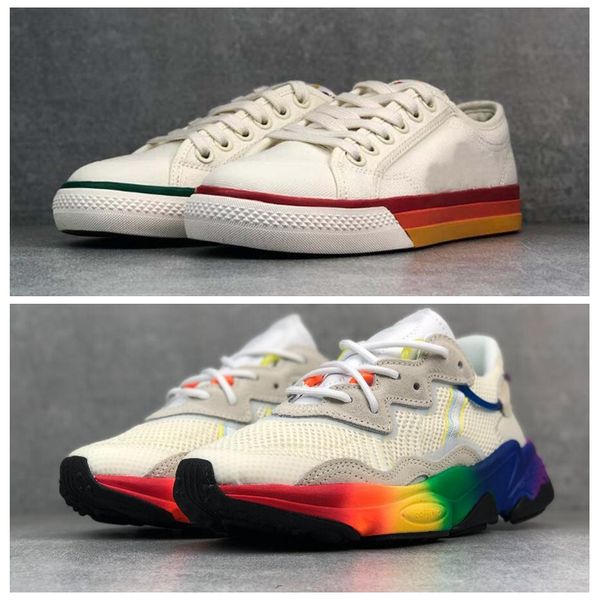 2019 ozweego pride nizza skate casual shoes rainbow mandarin duck women mens lover sneakers fashion schuhe designer des chaussures, White;red
2019 ozweego pride nizza skate casual shoes rainbow mandarin duck women mens lover sneakers fashion schuhe designer des chaussures, White;red