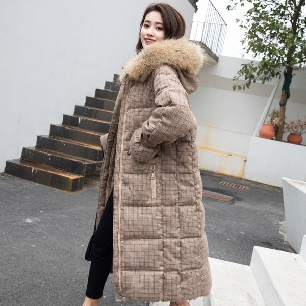 2019 winter striped puffer jacket women fur collar fashion loose long coat hooded thicker warm long parkas korean bubble coat, Black
2019 winter striped puffer jacket women fur collar fashion loose long coat hooded thicker warm long parkas korean bubble coat, Black