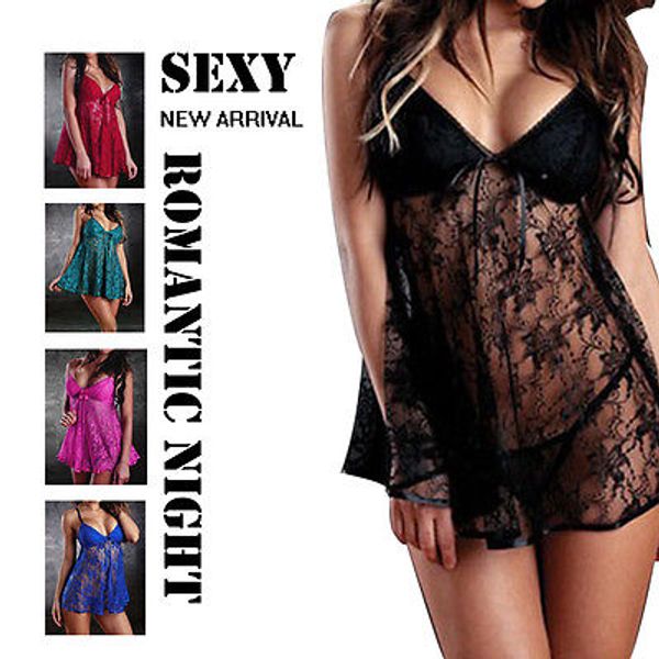 lace babydoll lingerie nightwear underwear ladies sleepwear g string women's sleepwear nightgowns sleepshirts, Black;red
lace babydoll lingerie nightwear underwear ladies sleepwear g string women's sleepwear nightgowns sleepshirts, Black;red