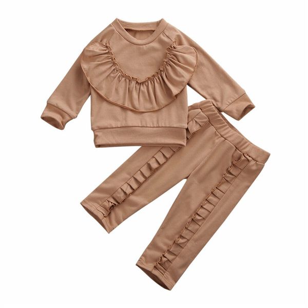toddler baby boys girls clothes long sleeve pullover solid round neck solid ruffle pants 2pc autumn outfits, White
toddler baby boys girls clothes long sleeve pullover solid round neck solid ruffle pants 2pc autumn outfits, White