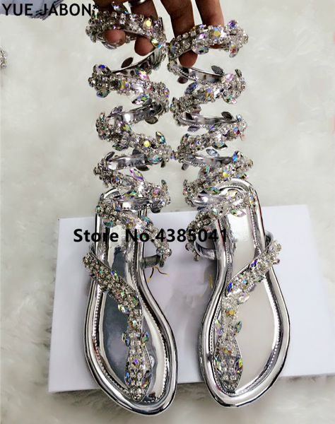 yue jabon summer luxurious gladiator sandals women flat crystal sandals snake punk flat heel women wedding party shoes, Black
yue jabon summer luxurious gladiator sandals women flat crystal sandals snake punk flat heel women wedding party shoes, Black