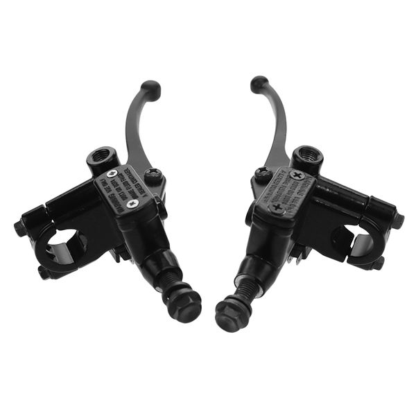 black motorcycle left right 7/8" 22mm hydraulic brake master cylinder clutch lever left right for scooter atv quad pit dirt bike
black motorcycle left right 7/8" 22mm hydraulic brake master cylinder clutch lever left right for scooter atv quad pit dirt bike