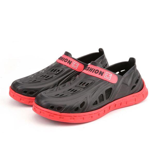 #35 men slippers summer flat 2019 summer men shoes men's flats beach sandls flip flops sea breathable hole shoes slippers, Black
#35 men slippers summer flat 2019 summer men shoes men's flats beach sandls flip flops sea breathable hole shoes slippers, Black