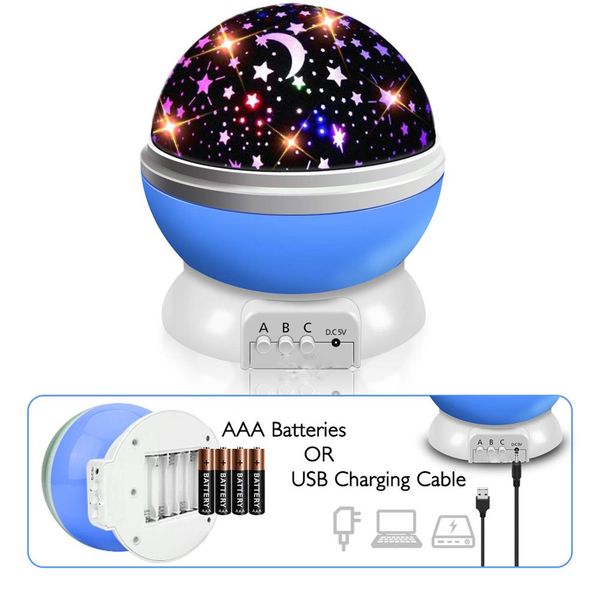 rotation night light starry star moon sky romantic night projector light lam decorating wedding, birthday, parties ing
rotation night light starry star moon sky romantic night projector light lam decorating wedding, birthday, parties ing