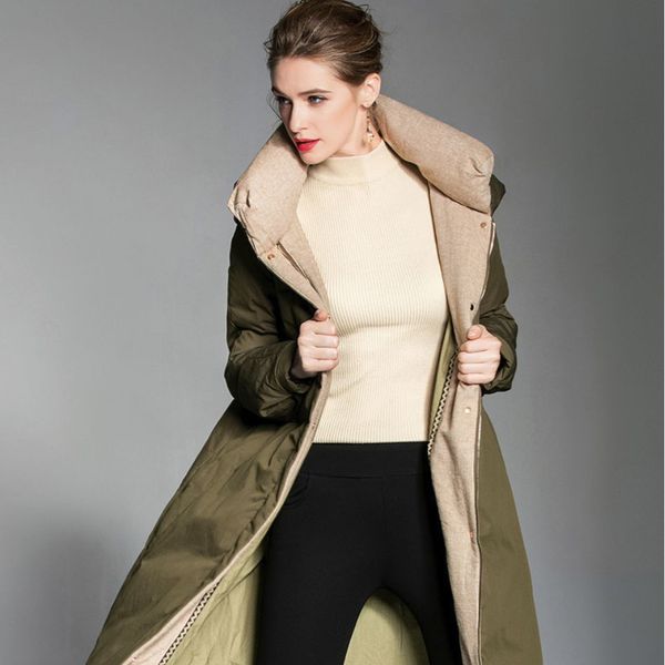 europe and the united states thick down jacket female 2018 new long collar hooded large size down jacket white duck high-en, Black
europe and the united states thick down jacket female 2018 new long collar hooded large size down jacket white duck high-en, Black