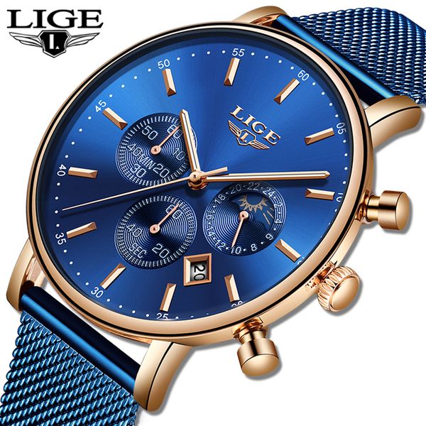 lige часы мужские top brand luxury синий повседневный сетки пояса часы моды спортивные часы мужчины водонепроницаемый кварцевые часы relogio, Slivery;brown
lige часы мужские top brand luxury синий повседневный сетки пояса часы моды спортивные часы мужчины водонепроницаемый кварцевые часы relogio, Slivery;brown