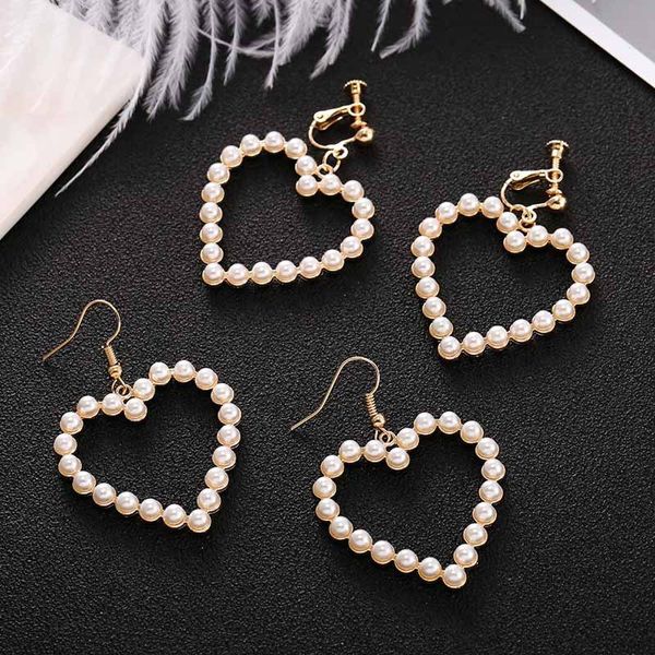 luokey fashion vintage heart hoop earrings for women imitation pearl big earrings female wedding engagement jewelry gifts, Golden;silver
luokey fashion vintage heart hoop earrings for women imitation pearl big earrings female wedding engagement jewelry gifts, Golden;silver