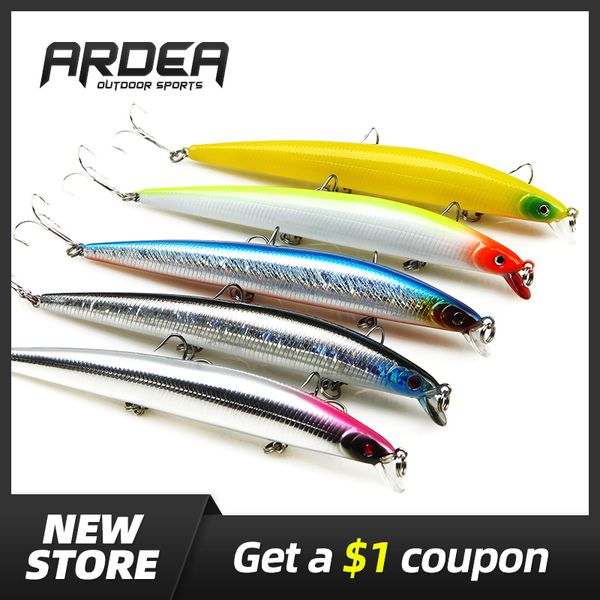 ardea minnow hard bait floating lures fishing lure 145mm 19g crankbait bass peche perch wobbler pike lure winter bait
ardea minnow hard bait floating lures fishing lure 145mm 19g crankbait bass peche perch wobbler pike lure winter bait