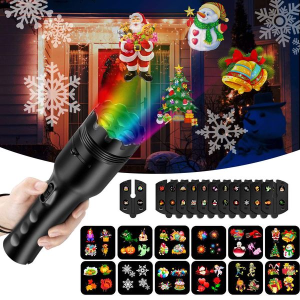 christmas projector lights projection flashlight with 12 changeable pattern slides handheld projector xmas halloween easter festival decor
christmas projector lights projection flashlight with 12 changeable pattern slides handheld projector xmas halloween easter festival decor