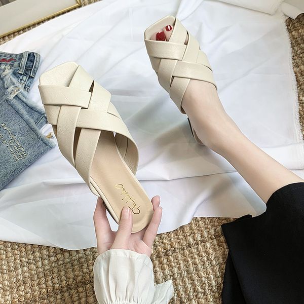 flat shoes female fretwork heels ladies' slippers cross-tied low cover toe slides slipers women 2020 soft, Black
flat shoes female fretwork heels ladies' slippers cross-tied low cover toe slides slipers women 2020 soft, Black