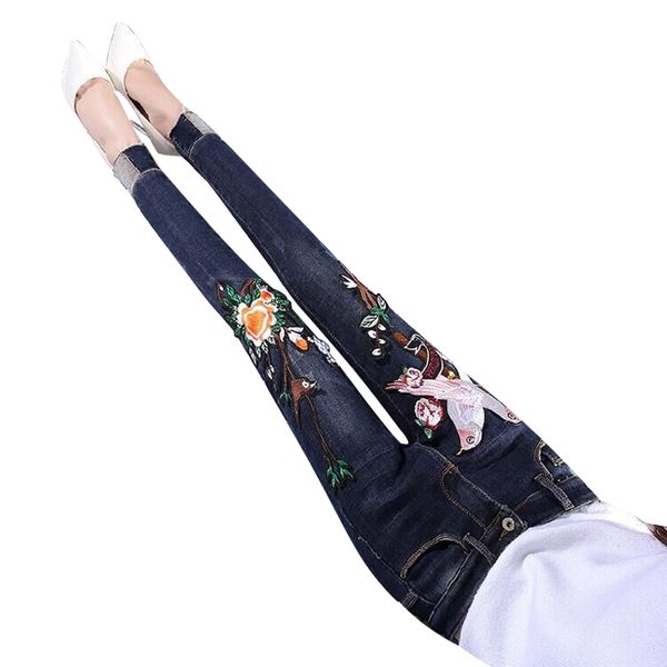 lyfzous new embroidery stretch slim jeans woman's denim pencil pants ladies high waist skinny jeans femme trousers big size, Blue
lyfzous new embroidery stretch slim jeans woman's denim pencil pants ladies high waist skinny jeans femme trousers big size, Blue