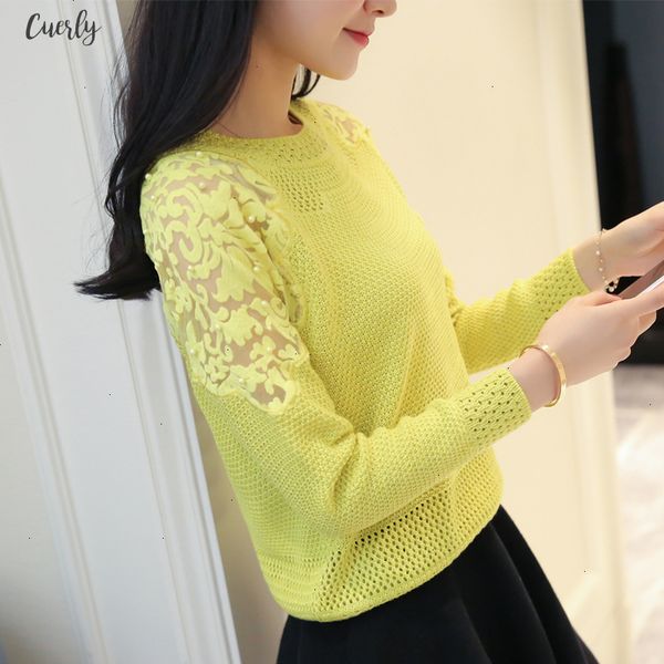 knit hollow female long sleeved lace beading collar shirt and new dress thin sweater short sleeve head pullovers, White;black
knit hollow female long sleeved lace beading collar shirt and new dress thin sweater short sleeve head pullovers, White;black