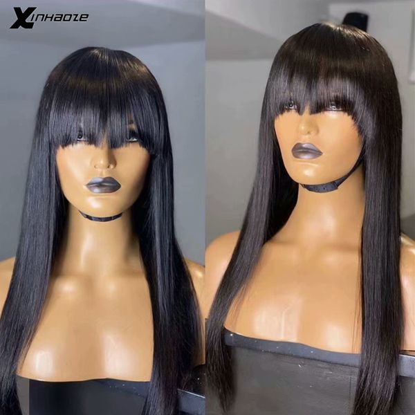 straight full lace human hair wigs with bangs 130%-180% high ratio brazilian remy hair full lace wig with baby around, Black;brown
straight full lace human hair wigs with bangs 130%-180% high ratio brazilian remy hair full lace wig with baby around, Black;brown