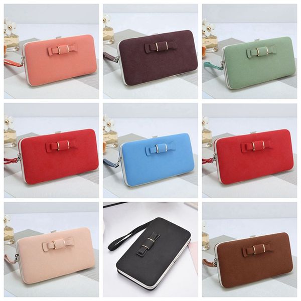 2019 new korean women's wallet in the long mobile phone bag bow lunch box female bag card purse, Red;black
2019 new korean women's wallet in the long mobile phone bag bow lunch box female bag card purse, Red;black