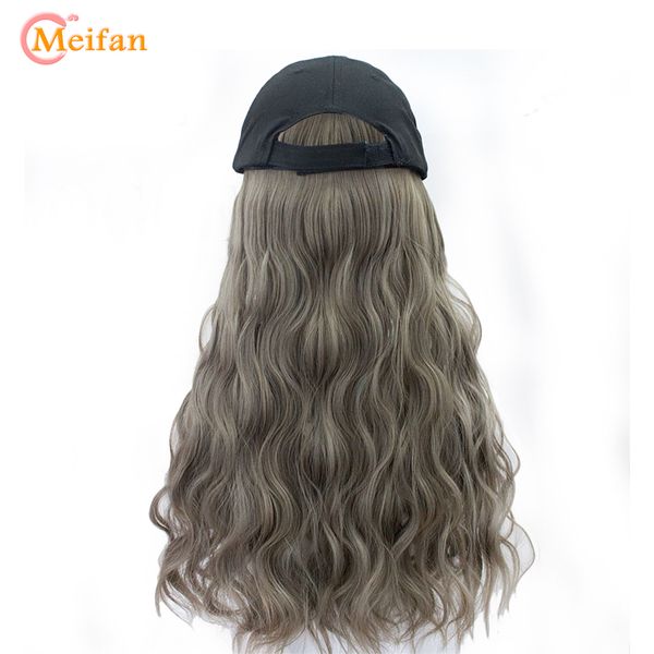 meifan adjustable size baseball hat synthetic hair wig black brown color long straight hair with black hat for women
meifan adjustable size baseball hat synthetic hair wig black brown color long straight hair with black hat for women