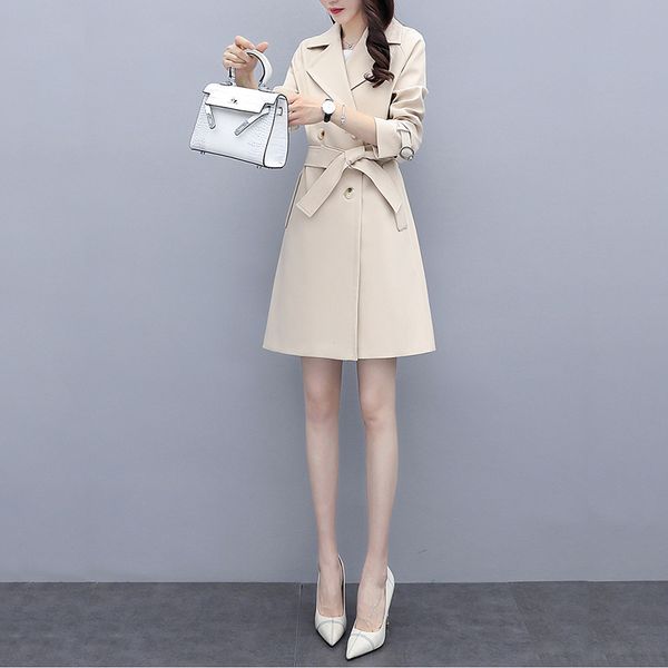 trench coats mujer mid-length spring double-breasted loose temperament popular women's overcoat spring autumn windbreaker z583, Tan;black
trench coats mujer mid-length spring double-breasted loose temperament popular women's overcoat spring autumn windbreaker z583, Tan;black