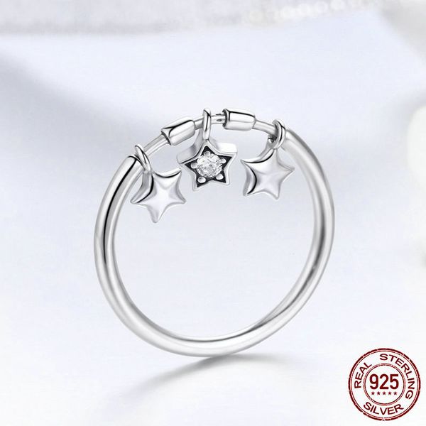 100% стерлинговое серебро 925 sparkling мотаться star перстни для обручального кольца свадебного ювелирных изделий, Silver
100% стерлинговое серебро 925 sparkling мотаться star перстни для обручального кольца свадебного ювелирных изделий, Silver