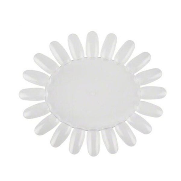 20pcs sunflower shaped clear acrylic false nail art tips nail polish display board practical wheels boards practice sample chart, Black
20pcs sunflower shaped clear acrylic false nail art tips nail polish display board practical wheels boards practice sample chart, Black