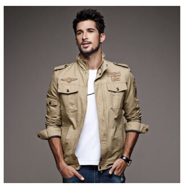 fashion-plus size clothing men army jackets casual warm winter autumn coats embroidery fleece thick jacket clothes for male, Black;brown
fashion-plus size clothing men army jackets casual warm winter autumn coats embroidery fleece thick jacket clothes for male, Black;brown