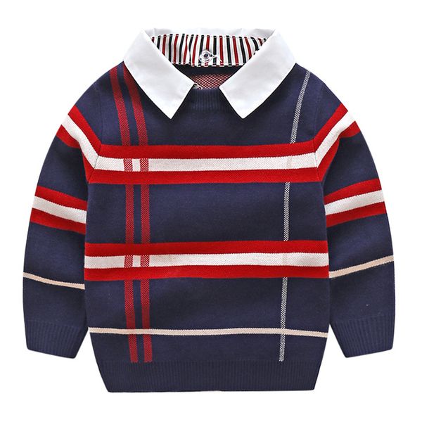 autumn warm wool boys sweater plaid children knitwear boys cotton pullover sweater 2-7y kids fashion outerwear, Blue
autumn warm wool boys sweater plaid children knitwear boys cotton pullover sweater 2-7y kids fashion outerwear, Blue
