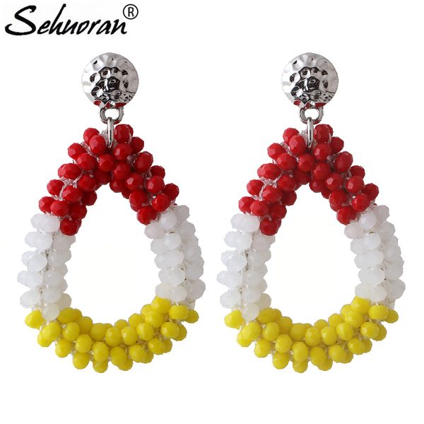 sehuoran earrings for woman jewellery bohemian crystal long earrings unique natural traditional vrafts woven women jewelry gifts, Golden
sehuoran earrings for woman jewellery bohemian crystal long earrings unique natural traditional vrafts woven women jewelry gifts, Golden