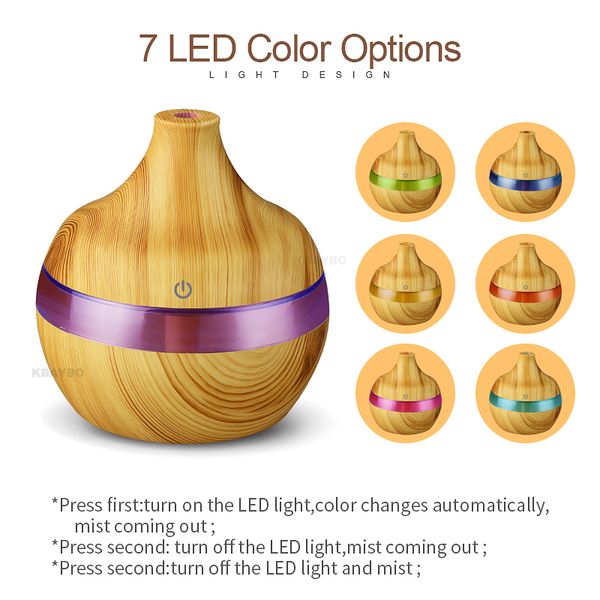 kbaybo usb 300ml aroma humidifier aromatherapy wood grain 7 color led lights electric aromatherapy essential oil aroma diffuser
kbaybo usb 300ml aroma humidifier aromatherapy wood grain 7 color led lights electric aromatherapy essential oil aroma diffuser