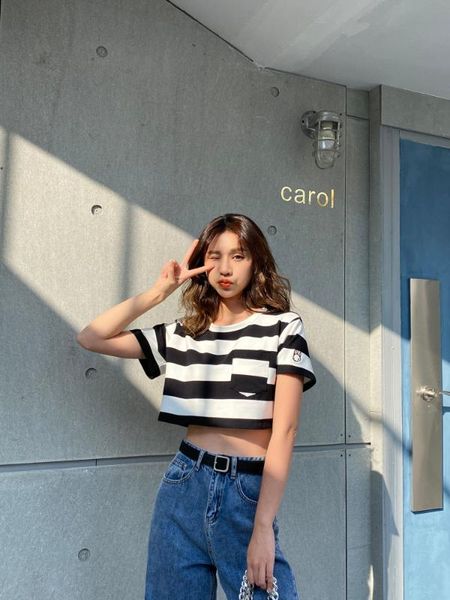 женщины t -shirt blackand белый повседневная полосатый harajuku streetwear лето с коротким рукавом camiseta корейский негабаритные feminina, White
женщины t -shirt blackand белый повседневная полосатый harajuku streetwear лето с коротким рукавом camiseta корейский негабаритные feminina, White