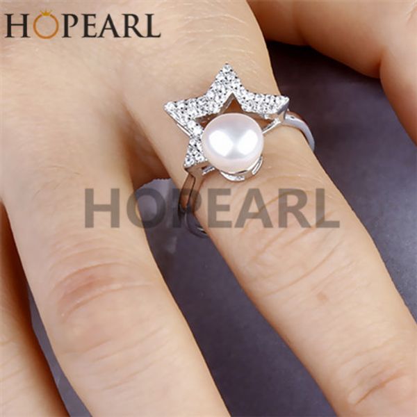 ring accessory shining cz accents jewelry solid sterling silver star ring blank without pearl wedding bridal
ring accessory shining cz accents jewelry solid sterling silver star ring blank without pearl wedding bridal