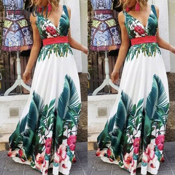 lady summer holiday floral beach boho maxi v neck print dress evening party sundress, Black;gray
lady summer holiday floral beach boho maxi v neck print dress evening party sundress, Black;gray