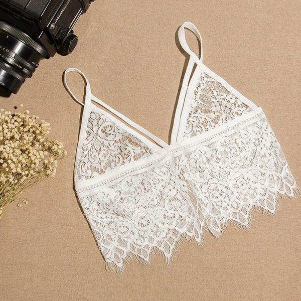 summer club women hollow out lace bra straps wrapped chest vest tanks black white
summer club women hollow out lace bra straps wrapped chest vest tanks black white
