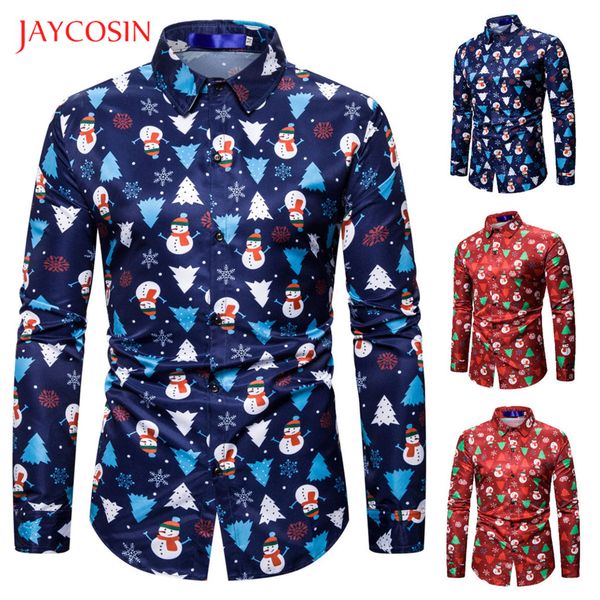 joycosin 2019 winter christmas men shirt casual men clothes snowman long sleeve button slim fit formal shirt party wear, White;black
joycosin 2019 winter christmas men shirt casual men clothes snowman long sleeve button slim fit formal shirt party wear, White;black