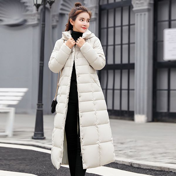 winter warm women down jacket fur collar cotton padded thicken ladies x-long overcoat parkas snow windbreaker female outwears, Black
winter warm women down jacket fur collar cotton padded thicken ladies x-long overcoat parkas snow windbreaker female outwears, Black