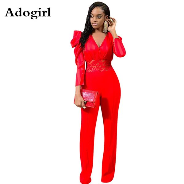 lace hollow out waist patchwork jumpsuit puff sleeve wrap v-neck bandage skinny jumpsuit office ladies casual one piece outfits, Black;white
lace hollow out waist patchwork jumpsuit puff sleeve wrap v-neck bandage skinny jumpsuit office ladies casual one piece outfits, Black;white