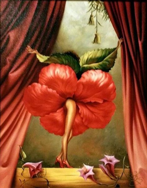 vladimir kush - hibiscus dancer home decor handpainted &hd print oil painting on canvas wall art canvas pictures 200805
vladimir kush - hibiscus dancer home decor handpainted &hd print oil painting on canvas wall art canvas pictures 200805