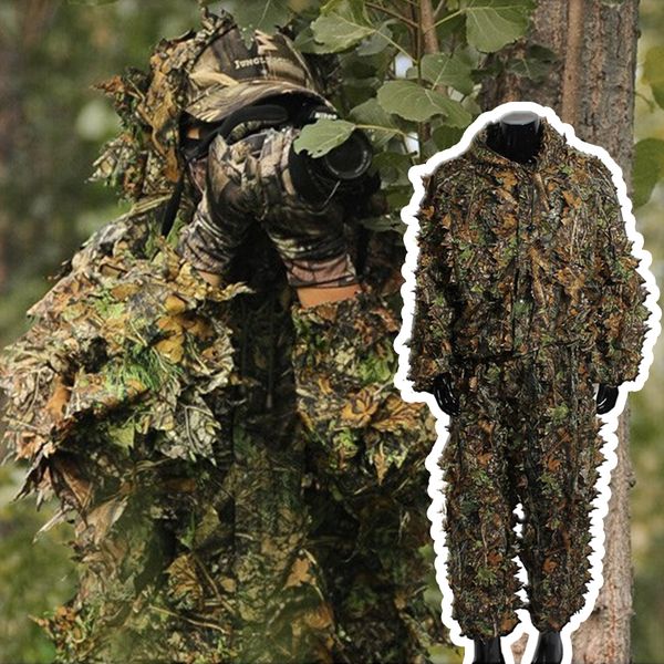 ghillie suits hunting clothes new 3d bionic yowie sniper birdwatch camouflage clothing jacket and pants 2019, Camo
ghillie suits hunting clothes new 3d bionic yowie sniper birdwatch camouflage clothing jacket and pants 2019, Camo